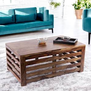 ikiriya Erickson Rectangular Solid Wood Coffee Table in Teak Finish-picture-18