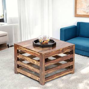 ikiriya Montreal Square Solid Wood Coffee Table in Teak Finish-picture-19