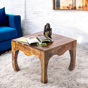 ikiriya Lyon Square Solid Wood Coffee Table in Teak Finish-picture-14