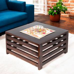 ikiriya Montreal Square Solid Wood Coffee Table in Walnut Finish-picture-21