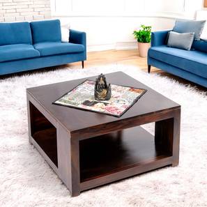ikiriya Milan Square Solid Wood Coffee Table in Walnut Finish-picture-14