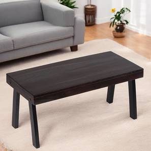 ikiriya Mayfield Rectangular Solid Wood Coffee Table in Mahogany Finish-picture-15