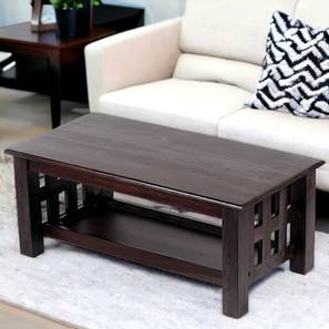 Blairs Rectangular Solid Wood Coffee Table in Mahogany Finish-image-27
