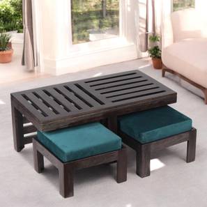 ikiriya Irish Rectangular Solid Wood Coffee Table in Mahogany Finish-picture-20