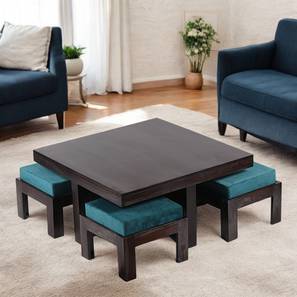ikiriya Blane Square Solid Wood Coffee Table in Mahogany Finish-picture-14