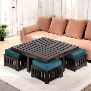 ikiriya Palladio Square Solid Wood Coffee Table in Mahogany Finish-picture-17