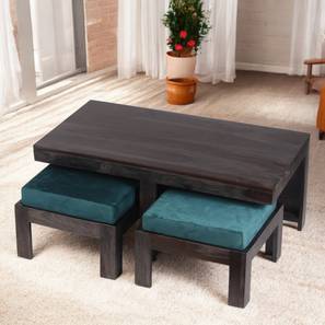 ikiriya Irish Rectangular Solid Wood Coffee Table in Mahogany Finish-picture-14