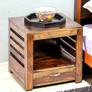 ikiriya Russell Solid Wood Side Table in Teak Teak Finish Finish-picture-13
