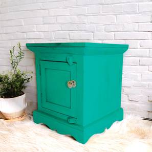 ikiriya Queens Solid Wood Bedside Table in Antique Finish-picture-20