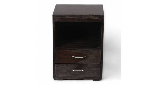 Kassel Sheesham Wood Bedside Table in Mahogany Finish (Mahogany Finish) by Urban Ladder - - 