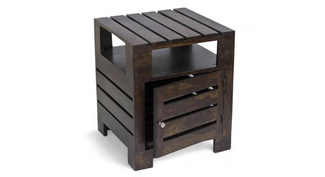 Harvey Sheesham Wood End Table in Mahogany Finish (Mahogany Finish) by Urban Ladder - - 