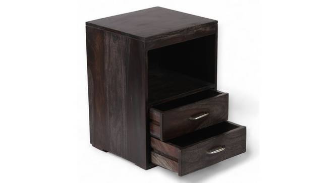 Kassel Sheesham Wood Bedside Table in Mahogany Finish (Mahogany Finish) by Urban Ladder - - 