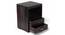 Kassel Sheesham Wood Bedside Table in Mahogany Finish (Mahogany Finish) by Urban Ladder - - 