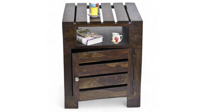 Harvey Sheesham Wood End Table in Mahogany Finish (Mahogany Finish) by Urban Ladder - - 