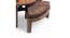 Nashville Coffee Table Set - Brown Sparkle Velvet (Teak Finish, Brown Sparkle Velvet) by Urban Ladder - - 