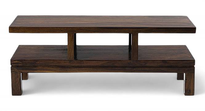 Allen Sheesham Wood TV Entertainment Unit in Mahogany Finish (Mahogany Finish) by Urban Ladder - - 