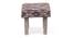 Lisbone Solid Wood Stool in Black Diamond Jackard fabric (Multicoloured) by Urban Ladder - - 