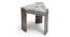 Avina Sheesham Wood End Table / Tea Table in Rustic Grey Matte Finish (Rustic Grey Matte Finish Finish) by Urban Ladder - - 