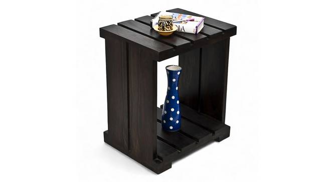 Arista Sheesham Wood Bedside Table in Teak Finish (Mahogany Finish) by Urban Ladder - - 