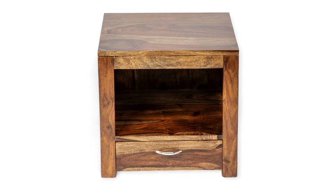 Russell Side Table - Teak Finish (Teak Finish, Teak Finish) by Urban Ladder - - 