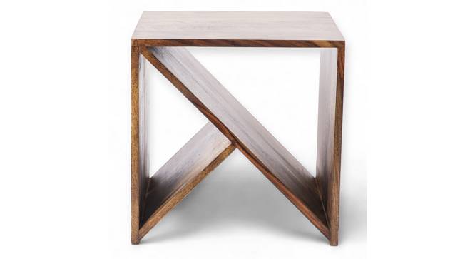 Noah Side Table - Teak Finish (Teak Finish, Teak Finish) by Urban Ladder - - 
