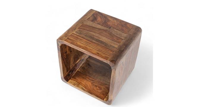 Berlin End Table - Teak Finish (Teak Finish, Teak Finish) by Urban Ladder - - 