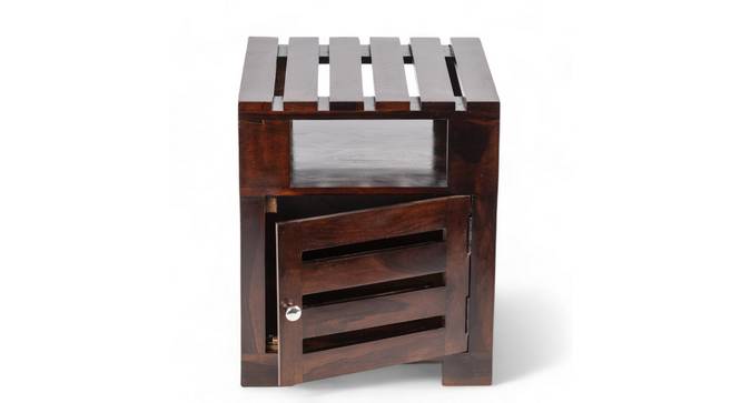 Harvey Side Table - Walnut Finish (Walnut Finish, Walnut Finish) by Urban Ladder - - 