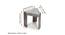 Avina Sheesham Wood Set of 2 End Tables / Tea Tables in Teak Finish (Rustic Grey Matte Finish Finish) by Urban Ladder - - 