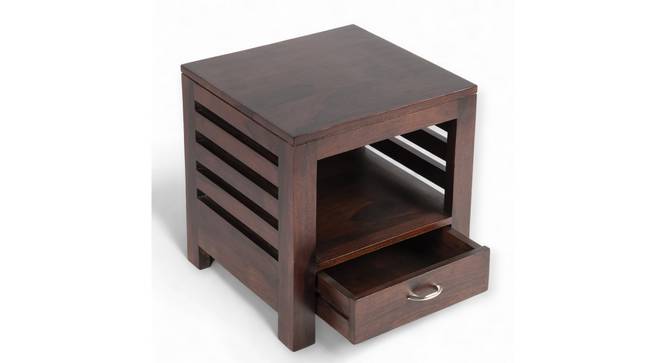 Russell Side Table - Walnut Finish (Walnut Finish, Walnut Finish) by Urban Ladder - - 