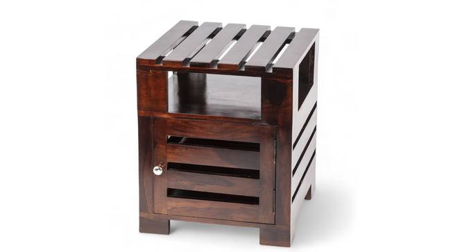 Harvey Side Table - Walnut Finish (Walnut Finish, Walnut Finish) by Urban Ladder - - 