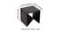 Noah Sheesham Wood Corner Table in Mahogany Finish (Mahogany Finish) by Urban Ladder - - 