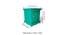 Queens Sheesham Wood Bedside Table in Antique Green Finish (Antique Finish) by Urban Ladder - - 