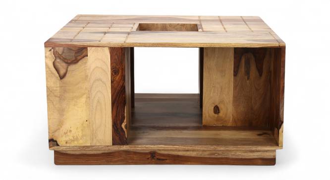 Wayne Sheesham Wood Coffee Table in Dark Walnut Finish (Natural Rosewood Finish) by Urban Ladder - - 