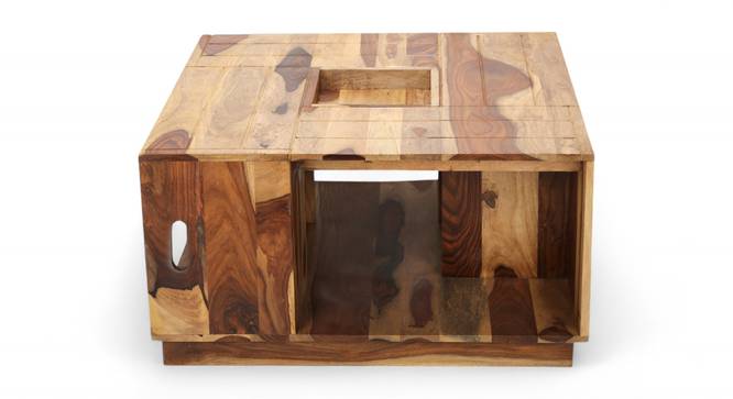 Wayne Sheesham Wood Coffee Table in Dark Walnut Finish (Natural Rosewood Finish) by Urban Ladder - - 