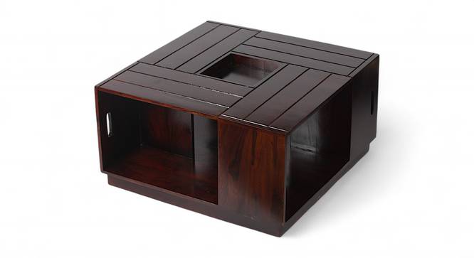 Wayne Sheesham Wood Coffee Table in Dark Walnut Finish (Dark Walnut Finish) by Urban Ladder - - 