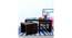 Kassel Sheesham Wood Coffee Table with 2 Stools Set in Mahogany Finish (Mahogany Finish) by Urban Ladder - - 