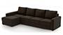 Apollo Sofa Set (Chocolate, Leatherette Sofa Material, Regular Sofa Size, Soft Cushion Type, Sectional Sofa Type, Sectional Master Sofa Component, Regular Back Type, Regular Back Height) by Urban Ladder - - 97110