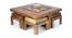 Adalia Coffee Table Set - Velvet Green (Teak Finish, Velvet Green) by Urban Ladder - - 