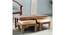 Irish Coffee Table Set - Velvet Cream (Teak Finish, Velvet Cream) by Urban Ladder - - 