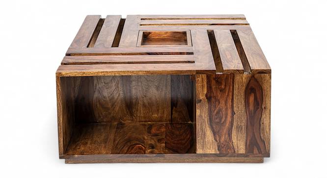 Milan Coffee Table - Teak Finish (Teak Finish, Teak Finish) by Urban Ladder - - 