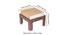 Blane Coffee Table Set - Velvet Cream (Walnut Finish, Velvet Cream) by Urban Ladder - - 