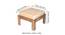 Irish Coffee Table Set - Velvet Cream (Teak Finish, Velvet Cream) by Urban Ladder - - 