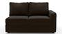 Apollo Sofa Set (Chocolate, Leatherette Sofa Material, Regular Sofa Size, Soft Cushion Type, Sectional Sofa Type, Left Aligned 2 Seater Sofa Component, Regular Back Type, Regular Back Height) by Urban Ladder - - 97125