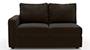 Apollo Sofa Set (Chocolate, Leatherette Sofa Material, Regular Sofa Size, Soft Cushion Type, Sectional Sofa Type, Right Aligned 2 Seater Sofa Component, Regular Back Type, Regular Back Height) by Urban Ladder - - 97127