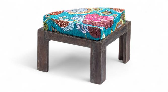 Nashville Coffee Table Set - Floral Print Green Kantha (Floral Print Green Kantha, Antique Grey Finish) by Urban Ladder - - 