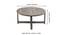 Nashville Coffee Table Set - Indigo Patchwork Kantha (Indigo Patchwork Kantha, Antique Grey Finish) by Urban Ladder - - 