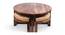 Nashville Coffee Table Set - Ivory Sparkle Velvet (Teak Finish, Ivory Sparkle Velvet) by Urban Ladder - - 
