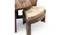 Nashville Coffee Table Set - Ivory Sparkle Velvet (Teak Finish, Ivory Sparkle Velvet) by Urban Ladder - - 