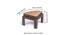 Nashville Coffee Table Set - Green Sparkle Velvet (Green Sparkle Velvet, Antique Grey Finish) by Urban Ladder - - 