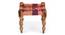 Riaza Sheesham Wood Maachi Stool in Natural Jute & Silver Rope Canning (Multicoloured) by Urban Ladder - - 